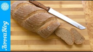 Самый простой рецепт пшеничного цельнозернового хлеба на закваске