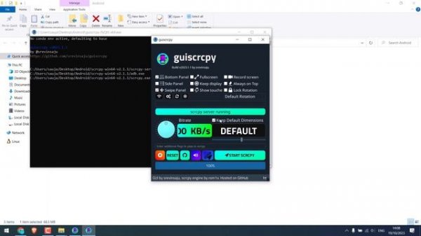 Mirror Android to PC using Scrcpy #android #pc #scrcpy