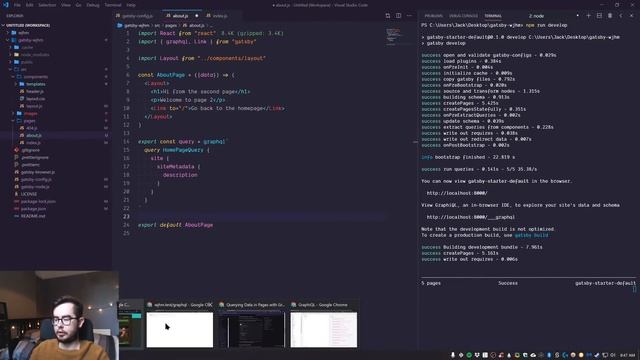 Gatsby & WordPress - 3.3. - Querying in a Page смотреть онлайн
