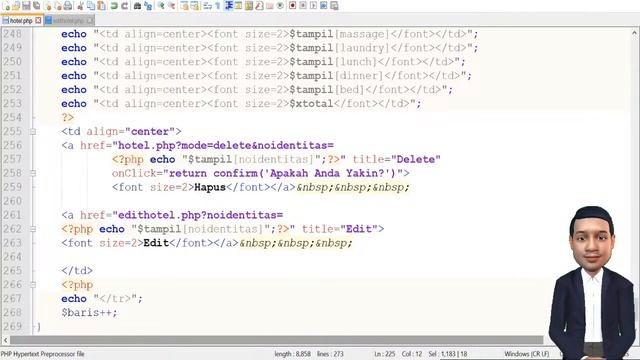 Projek Reservasi Hotel, PHP Dengan database MySQL, Progdi Sistem Informasi Univ. STEKOM смотреть онлайн