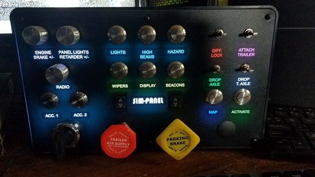 REVIEW SIM-PANEL NOT A.S.P. BUTTON BOX ATS ETS2 AMERICAN TRUCK SIMULATOR смотреть онлайн