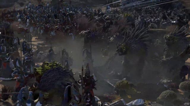 Total war Warhammer iii | HIGH ELVES vs GREENSKINS | Total War Warhammer 3 Cinematic Battle смотреть онлайн