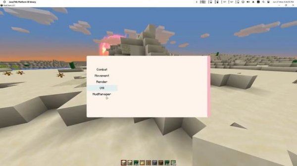 [Source Code] Basic Click GUI showcase - Minecraft Client development  #minecraft  #java #shorts