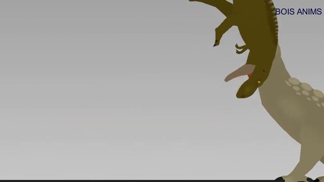 Carnivores Tyrannosaurus Rex vs Ganeosaurus (Stick Nodes Animation) смотреть онлайн
