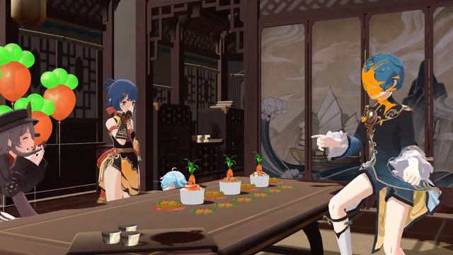 【MMD x Genshin Impact】 Birthday Prank смотреть онлайн