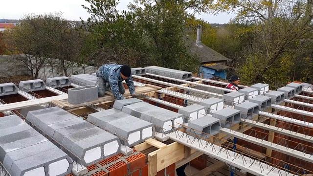 Устройство часторебристого сборно-монолитного перекрытия TERIVA от "Строй17" смотреть онлайн