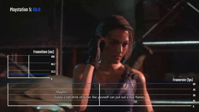 Resident Evil 3 Remake Playstation 5 Frame Rate Test смотреть онлайн