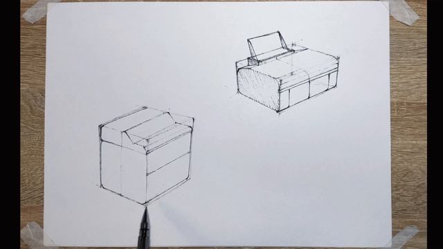 Рисование. Урок 12. Скетчинг офисных предметов. (Построение и форма) смотреть онлайн