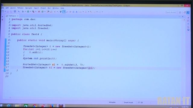 Core java || Collections Framework || video-36 || TreeSet Methods || By Ratan sir смотреть онлайн
