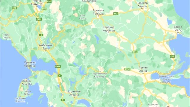 Подробная карта Греции - Detailed map of Greece смотреть онлайн