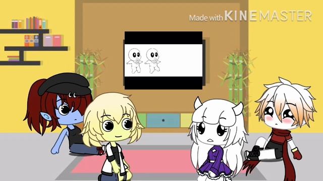 Undertale Characters react to Baby sans/ papyrus смотреть онлайн