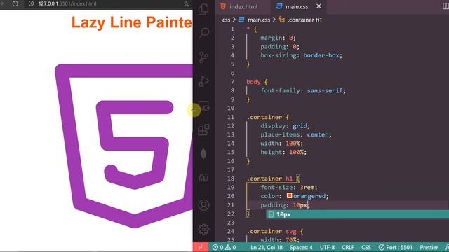 Html, Css, Javascript, SVG Lazy Line Painter. смотреть онлайн