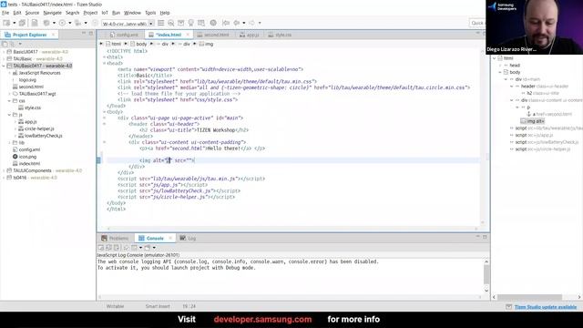Tizen Tidbits - Adding Images to Your Tizen Web App смотреть онлайн