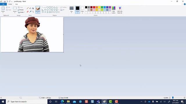 Resizing a PNG Using Microsoft Windows Paint смотреть онлайн