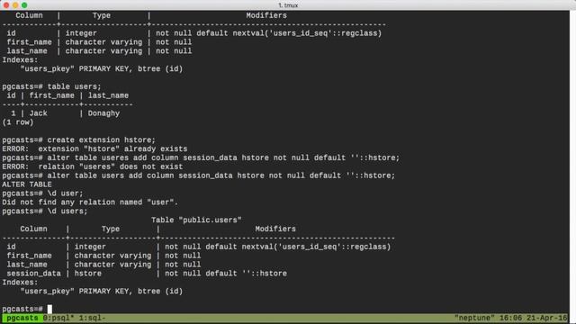 Intro to HStore смотреть онлайн