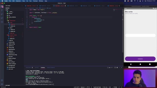 Criando interface de cartão de crédito + animação #01 смотреть онлайн