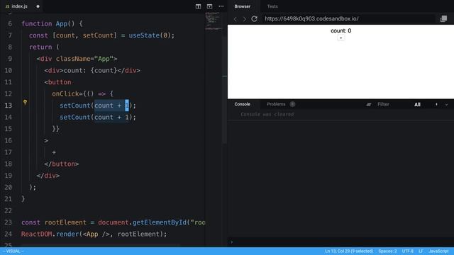 React State Updater Function смотреть онлайн