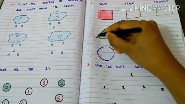 Daily practice worksheets for pre nursery class || kindergarten worksheets смотреть онлайн