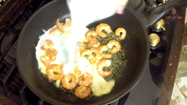 ПАСТА В СЛИВОЧНОМ СОУСЕ С КРЕВЕТКАМИ. Ужин за 25 минут. смотреть онлайн