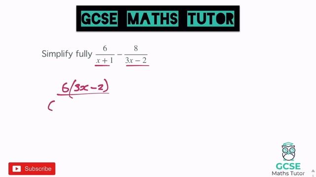 Algebraic Fractions | Part 1 | Grade 7-9 Maths Series | GCSE Maths Tutor смотреть онлайн