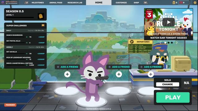 Free Founders Edition For Super Animal Royale Early Access on Xbox Game Pass! Free Skins, Cosmetics смотреть онлайн