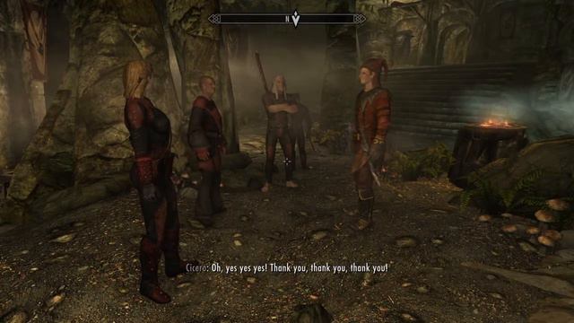 Cicero's first appearance in the dark brotherhood sanctuary:Skyrim смотреть онлайн