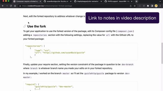 Composer require a forked repository смотреть онлайн