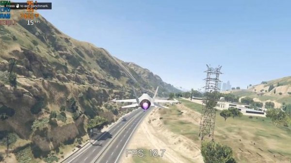 GTA 5 Benchmark Test on i5-8400 8GB Ram without Graphics Card