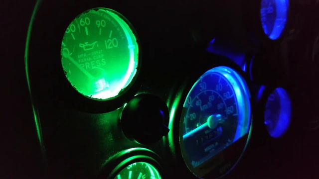 M998 HMMWV Dash Light LED Upgrade   Federal Military Parts, Green, Blue, Orange