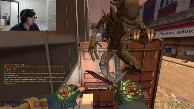 Counter-strike Source v34 ClientMod. Zombie server Eshelon. смотреть онлайн