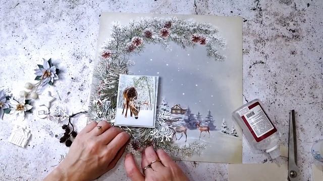 Зимняя страничка своими руками. Мастер класс. смотреть онлайн
