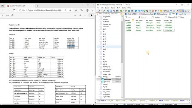 DBMS Question Session 08 | 1st Year | Semester 01 | Java Institute | T. M DESHAN SRINATH смотреть онлайн