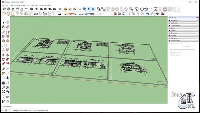 SketchUp | AutoCAD DWG file Import in SketchUp | Line Tool | Free Course | Bangla Tutorial | 3D | смотреть онлайн