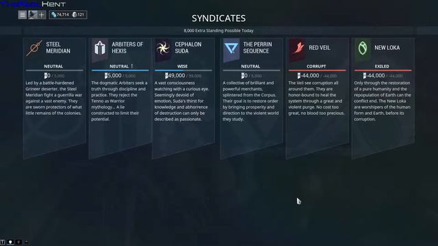 The Syndicate console [Warframe] смотреть онлайн