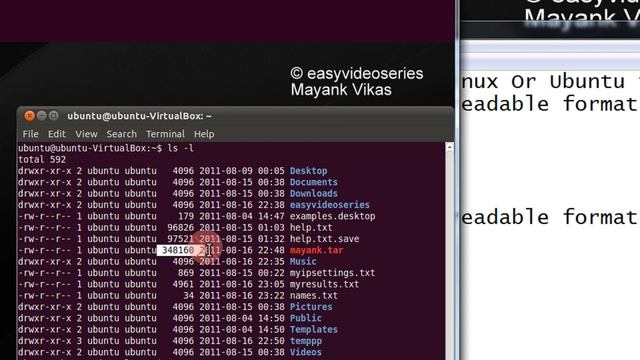 How To use ls command in Linux Or Ubuntu to Display filesize Bytes,KB,MB,GB format - A Tutorial смотреть онлайн