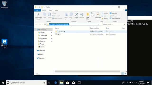 How to delete folder using cmd in Windows 10 смотреть онлайн