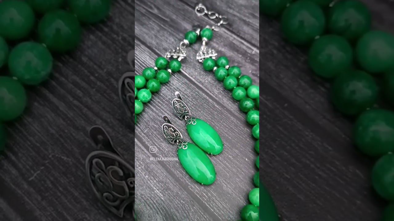 Комплект " Зачарованный лес" Переделка для Валентины из Калининграда #авторскиеукрашения #jewelry смотреть онлайн