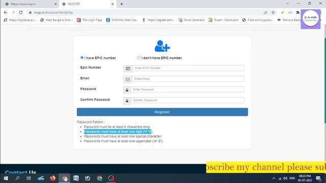 voter card correction online | nvsp user id OR password | #Asfaq Digital Seva смотреть онлайн