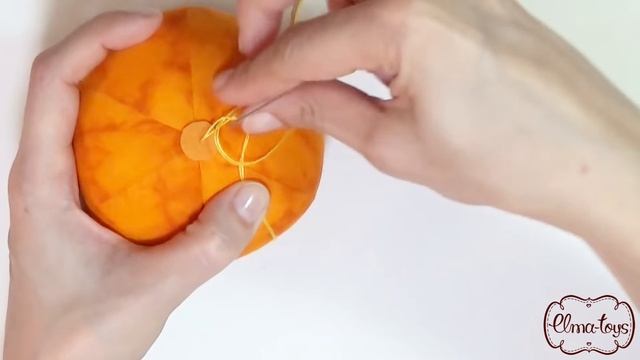 Как сшить тыкву. Декор для интерьера своими руками. | Elma-toys смотреть онлайн