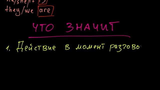 Что такое Present Continuous Tense смотреть онлайн