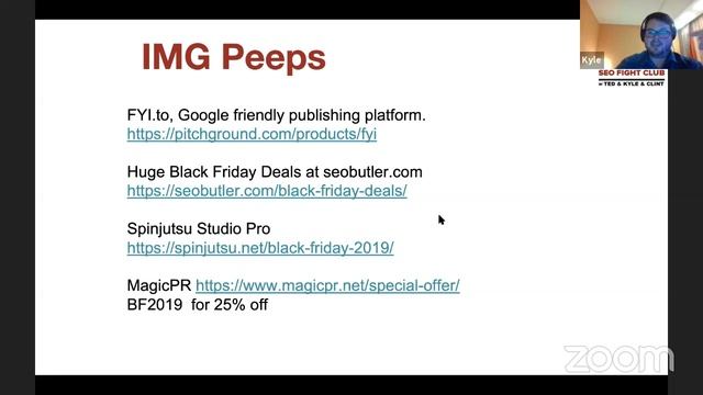 SEO Fight Club Episode 42 – Black Friday and IMG Tests смотреть онлайн
