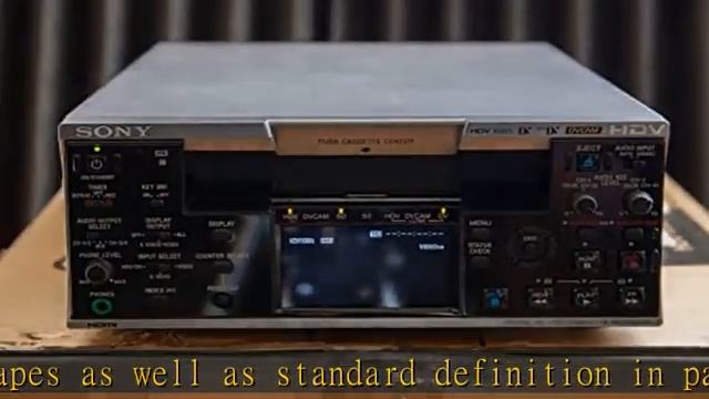 sony HVR-M25u HD miniDV video cassette recorder player смотреть онлайн