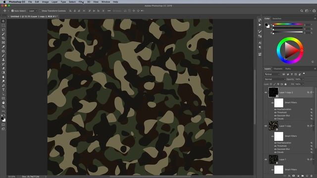 How To Create Custom Camouflage Patterns in Photoshop смотреть онлайн