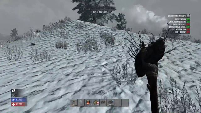 ZOMBIES IN THE SNOW?! | 7 Days to Die Let's Play/Walkthrough смотреть онлайн