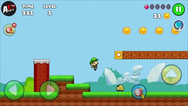 Bob Run - Level 1 / Gameplay Walkthrough (Android, iOS) смотреть онлайн