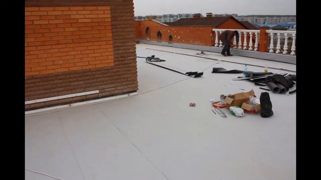 Монтаж ТПО мембраны вместо еврорубероида смотреть онлайн