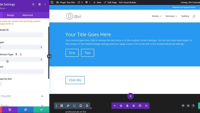 How to Trigger Popup Using Divi Fullwidth Header Buttons Using Divi Plus and Divi Modal Popup Plugi смотреть онлайн