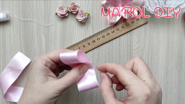 Резиночки с цветами. легко и просто! Красота своими руками DIY. rubber bands with flowers hand made смотреть онлайн