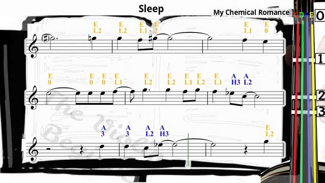 Sleep | My Chemical Romance | Violin SHEET MUSIC [With Fingerings] [Level 3] смотреть онлайн