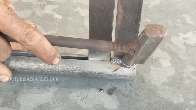 Creative Ideas From Welder, Iron Clamps From Galvanized Tube Pipes